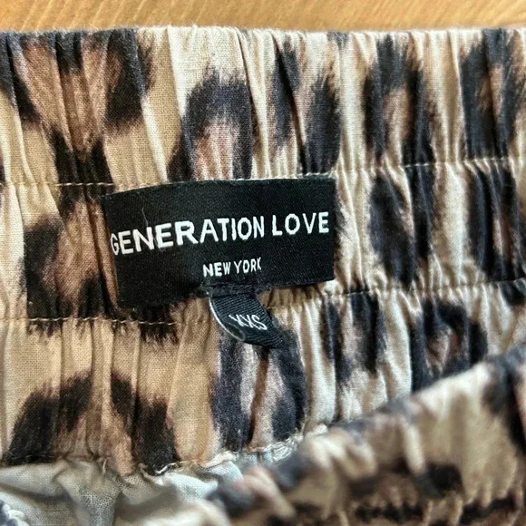 Generation Love Lilith Leopard Jogger Pants size XXS - Picture 5 of 6
